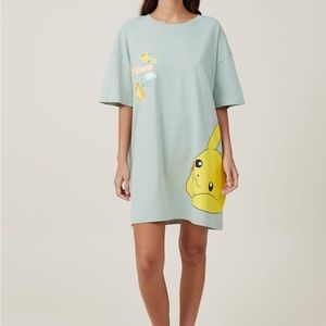 NWT Pokemon Pikachu T-Shirt Nightie